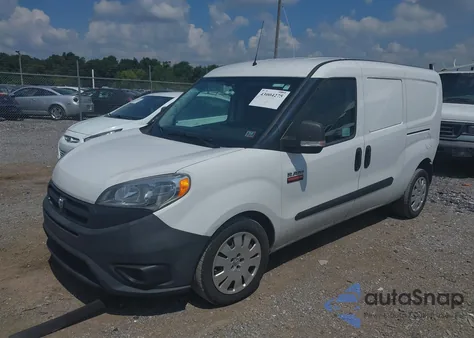 2016 Ram Promaster City Tradesman from USA, damaged, VIN ZFBERFAT8G6B10881